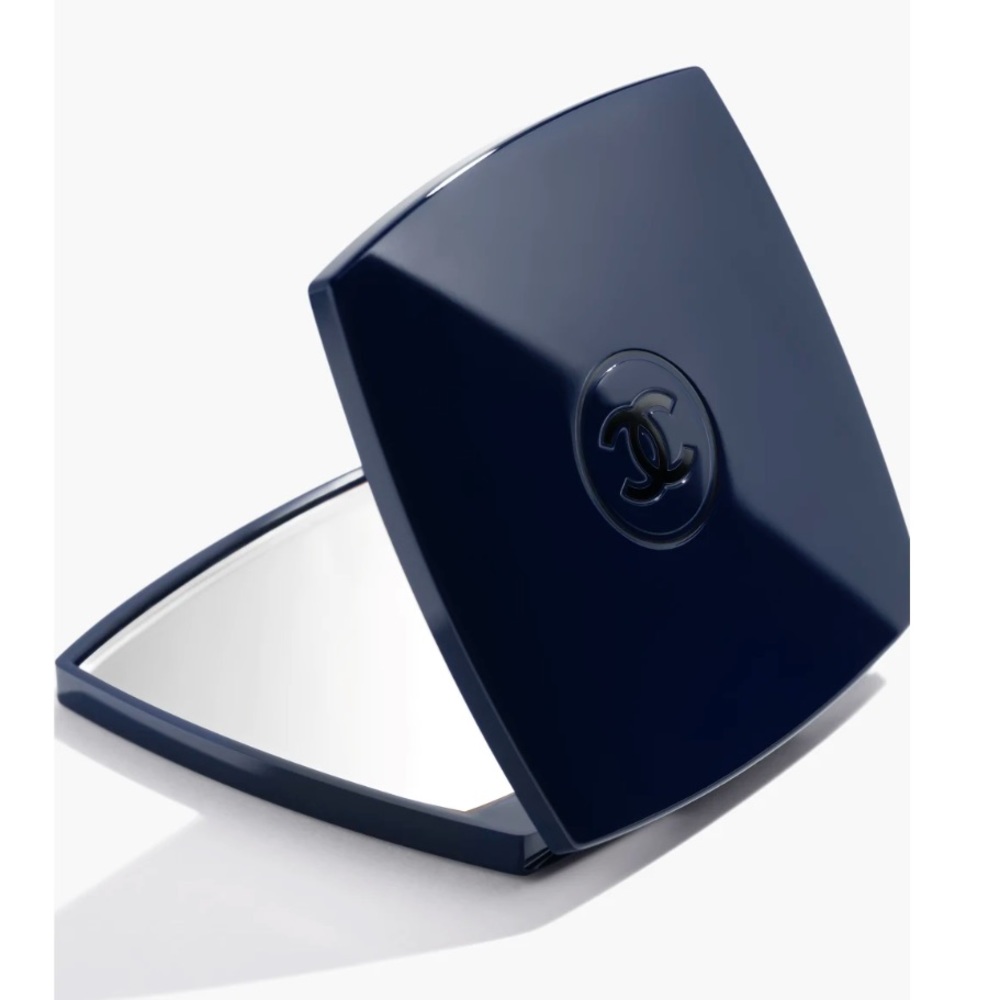 Authentic Chanel Mirror Navy double sided normal & magnifying, limited edition